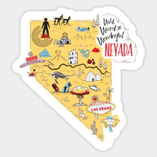 Weird Nevada Sticker